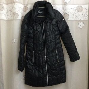 Guess winter coat,, black, small